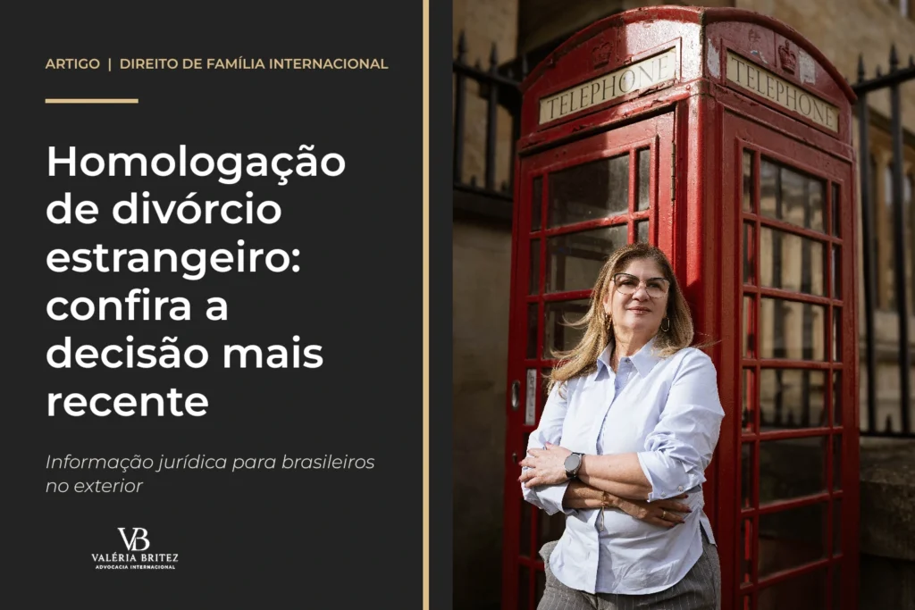 Valéria Britez analisando documentos e decisões em homologação de divórcio estrangeiro